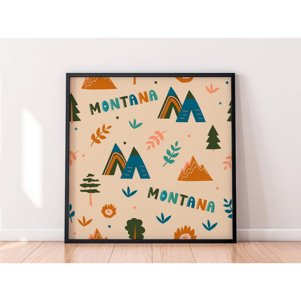 Montana Nature and Plants Printable Wall Art