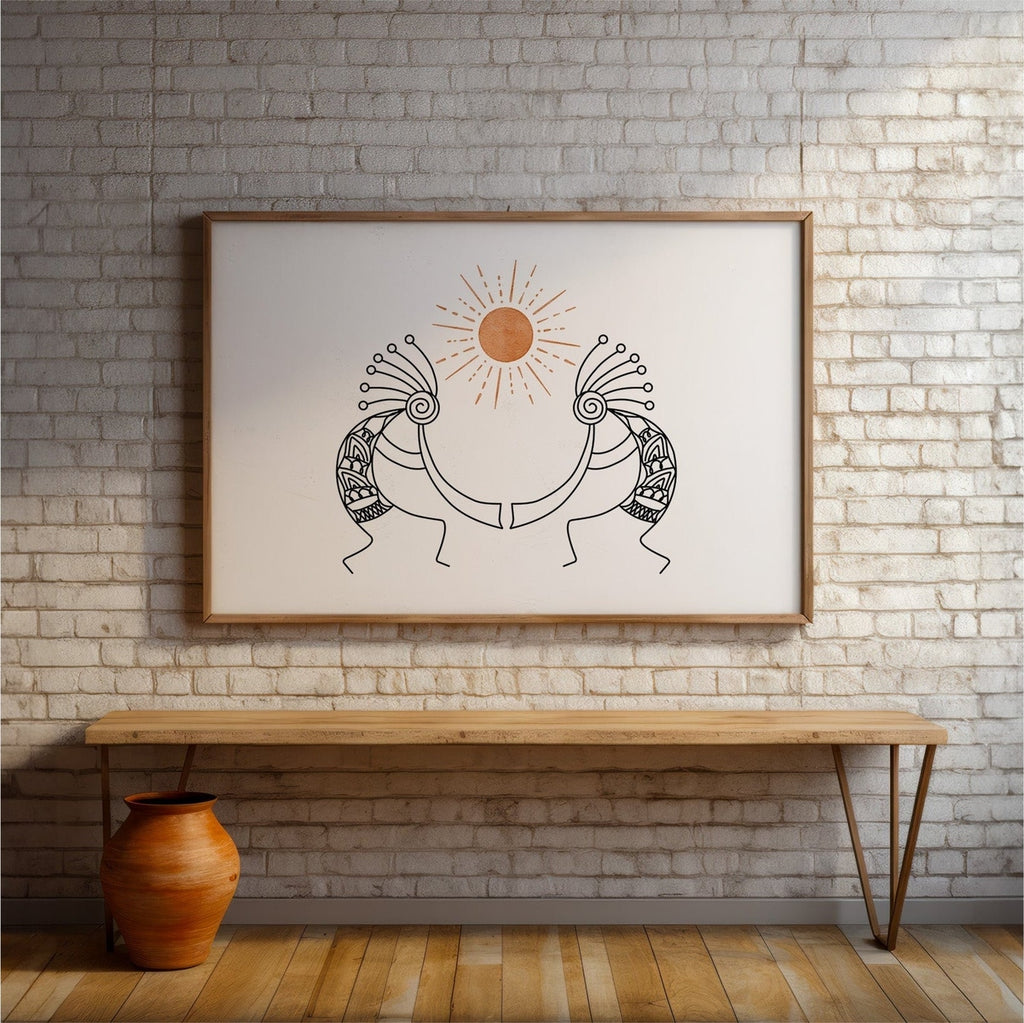 Kokopelli's Dawn Dance for Celebrating the Sunrise