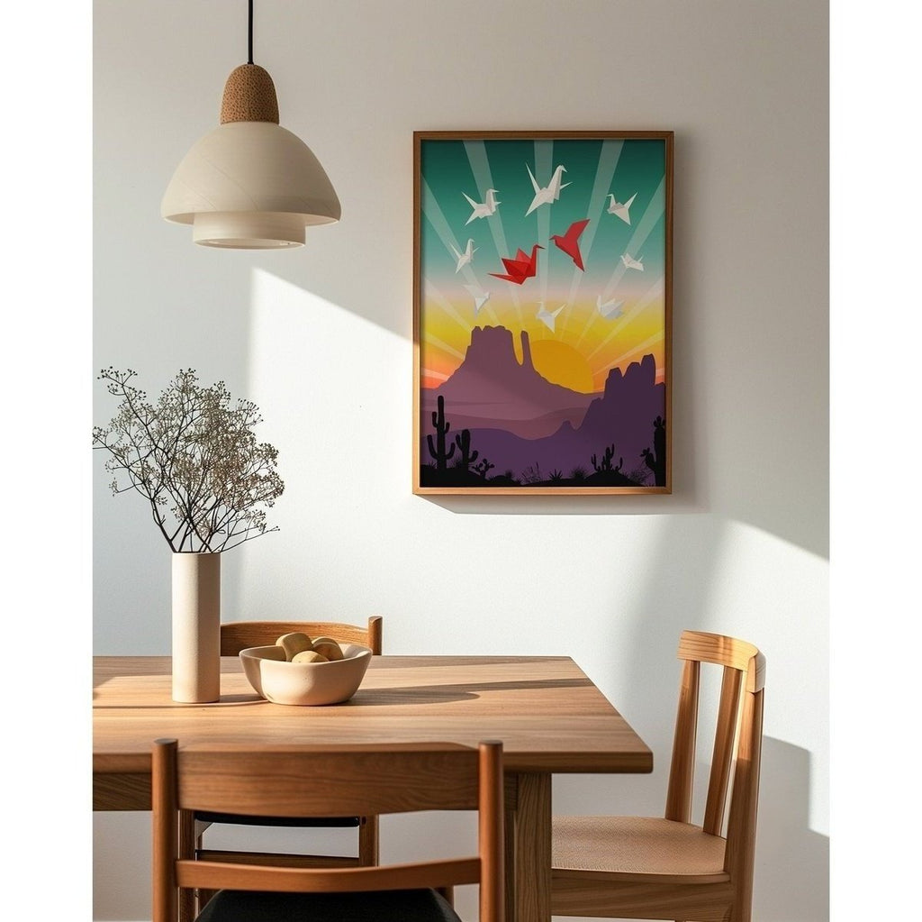 Origami Dreams at Navajo Nation Mountain Wall Art