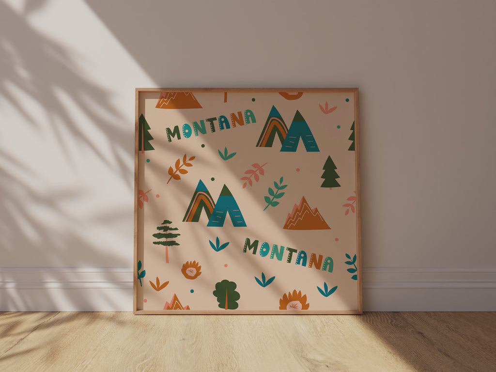 Montana Nature and Plants Printable Wall Art