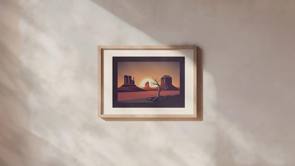 Monument Valley Majesty: A Dynamic Sunset of Powerful Energy